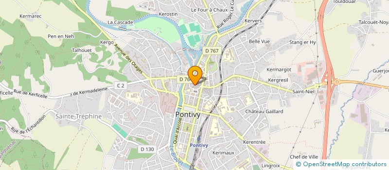localisation de l'entreprise MONSIEUR YOUSSOUF MILADI à PONTIVY