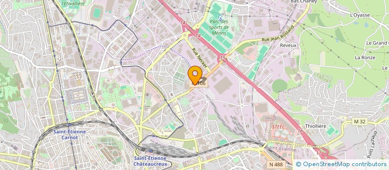 localisation de l'entreprise MONSIEUR YOUSSOUF MINTHE  SAINT-ETIENNE