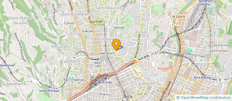 localisation de l'entreprise MONSIEUR YOUSSOUF MOHAMED ENFANE à NICE