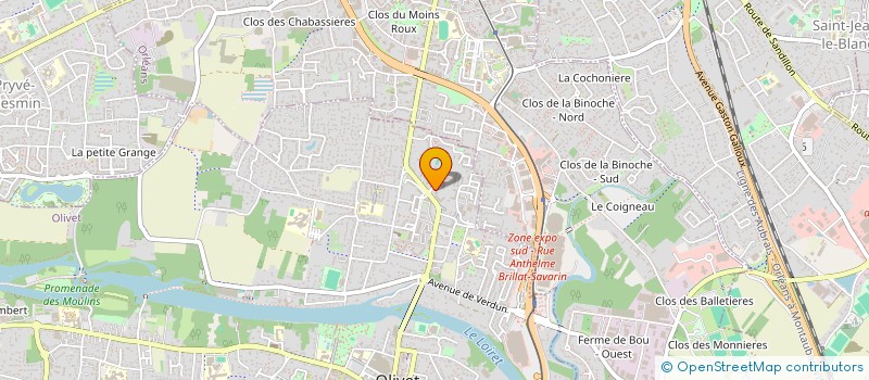 localisation de l'entreprise MONSIEUR YOUSSOUF MOHAMED KASSIM  OLIVET