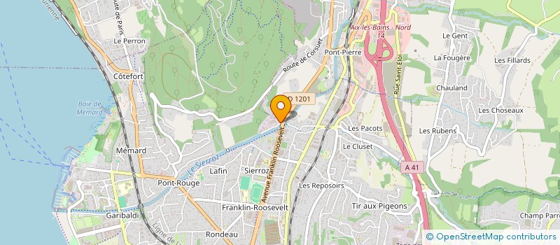 localisation de l'entreprise MONSIEUR YOUSSOUF MZEMBABA  AIX-LES-BAINS