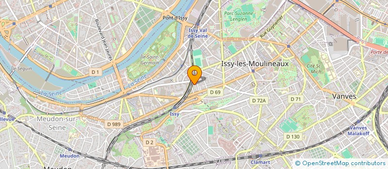 localisation de l'entreprise MONSIEUR YOUSSOUF OUEDRAOGO à ISSY-LES-MOULINEAUX