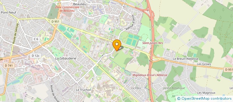 localisation de l'entreprise MONSIEUR YOUSSOUF OUSMANOU OUMAROU  POITIERS