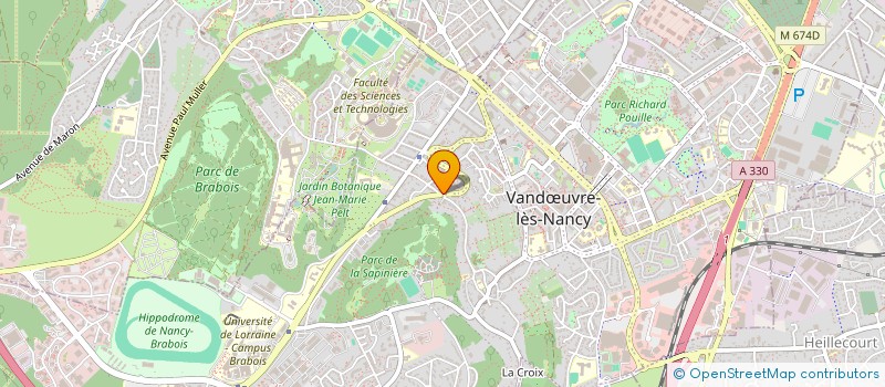 localisation de l'entreprise MONSIEUR YOUSSOUF REBBOUH  VANDUVRE-LES-NANCY