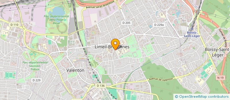 localisation de l'entreprise MONSIEUR YOUSSOUF SACKO  LIMEIL BREVANNES