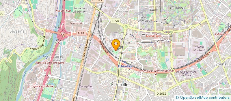 localisation de l'entreprise MONSIEUR YOUSSOUF SADAOUI  ECHIROLLES