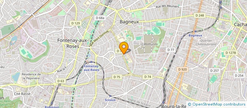 localisation de l'entreprise MONSIEUR YOUSSOUF SIBY à BAGNEUX