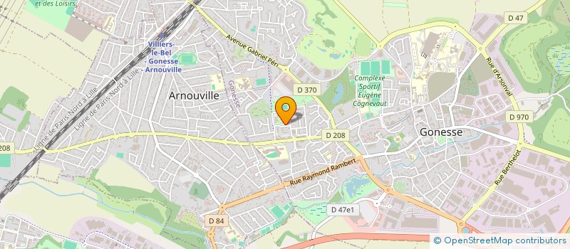 localisation de l'entreprise MONSIEUR YOUSSOUF SOW  GONESSE