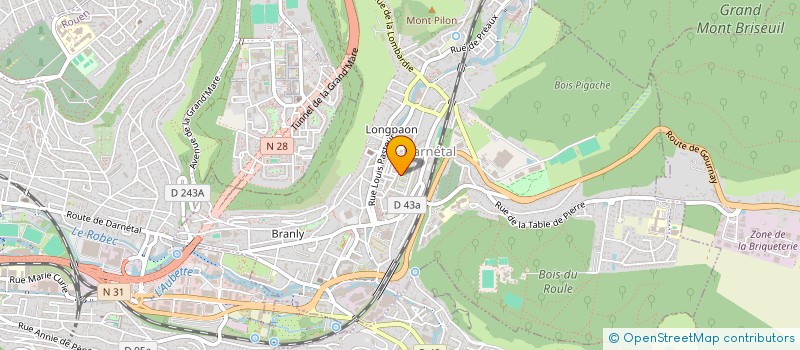 localisation de l'entreprise MONSIEUR YOUSSOUF TOLO  DARNETAL