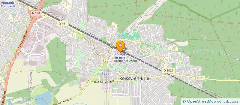 localisation de l'entreprise MONSIEUR YOUSSOUF TOURE  ROISSY-EN-BRIE