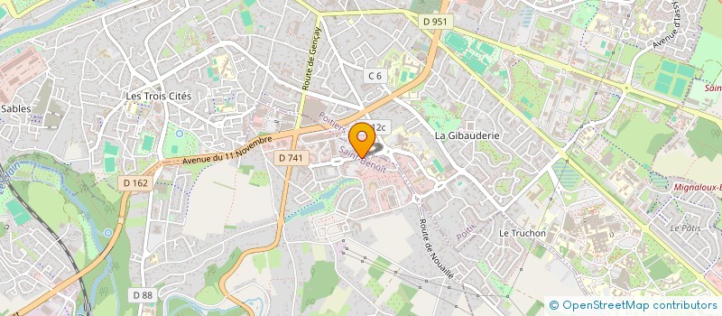 localisation de l'entreprise MONSIEUR YOUSSOUF TRAORE  SAINT-BENOIT