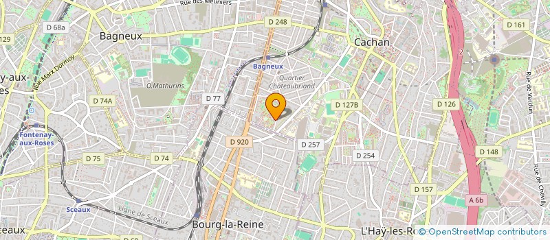 localisation de l'entreprise MONSIEUR YOUSSOUFA MFEPIT à CACHAN