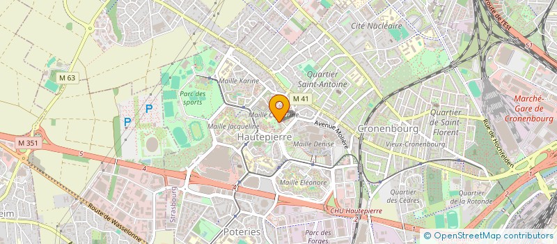localisation de l'entreprise MONSIEUR YOUSSOUP DOUKAYEV à STRASBOURG