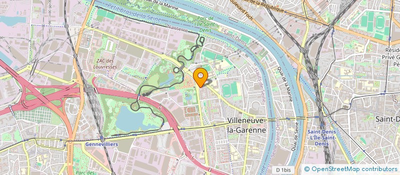 localisation de l'entreprise MONSIEUR YOUSSOUPH FOFANA à VILLENEUVE-LA-GARENNE