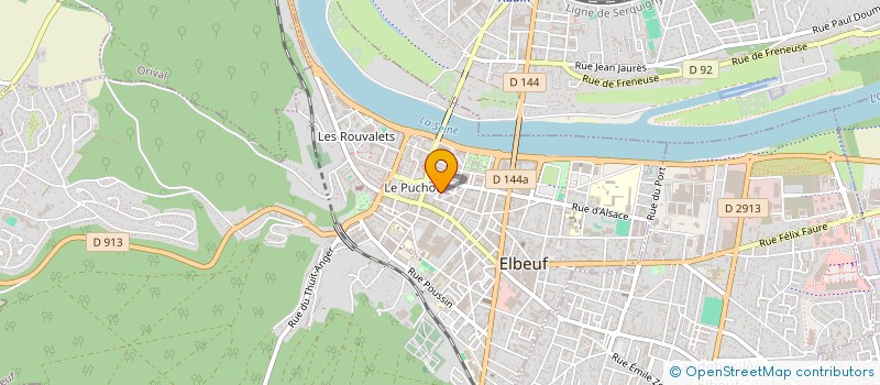 localisation de l'entreprise MONSIEUR YOUSSOUPH MANE  ELBEUF