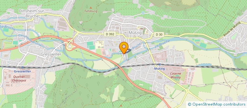 localisation de l'entreprise MONSIEUR YOUSSOUPHA BA  MUTZIG