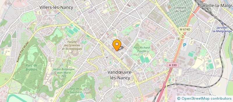 localisation de l'entreprise MONSIEUR YOUSSOUPHA DIAO  VANDUVRE-LES-NANCY