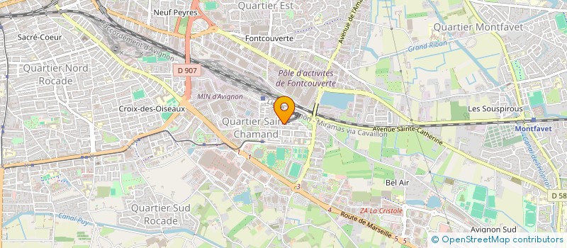 localisation de l'entreprise MONSIEUR YOUSSRI BEN MAKHLOUF à AVIGNON
