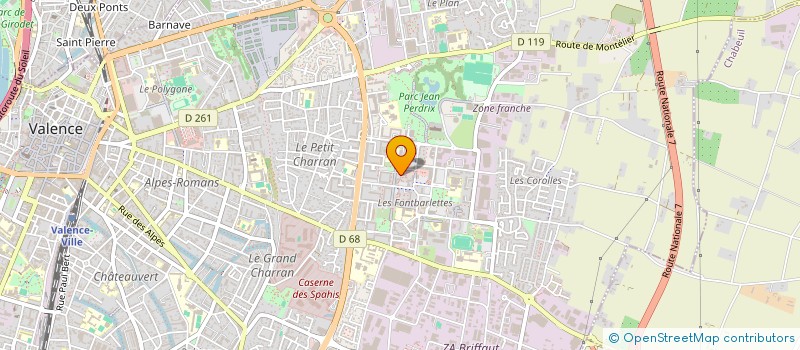 localisation de l'entreprise MONSIEUR YOUSSUF DIATTA  VALENCE