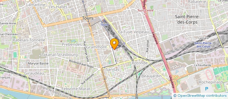 localisation de l'entreprise MONSIEUR YOUSUF HUSSAIN  TOURS