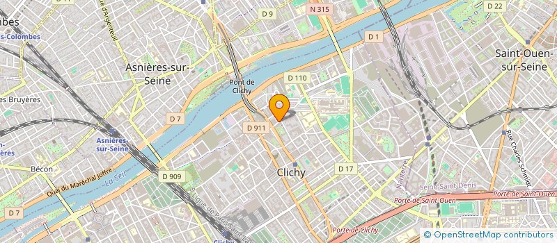 localisation de l'entreprise MONSIEUR YOUSUF MOHAMMAD à CLICHY