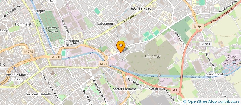 localisation de l'entreprise MONSIEUR YOUVA CHABOUNI  WATTRELOS