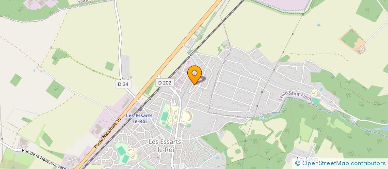 localisation de l'entreprise MONSIEUR YOUVA LAIDI  LES ESSARTS-LE-ROI