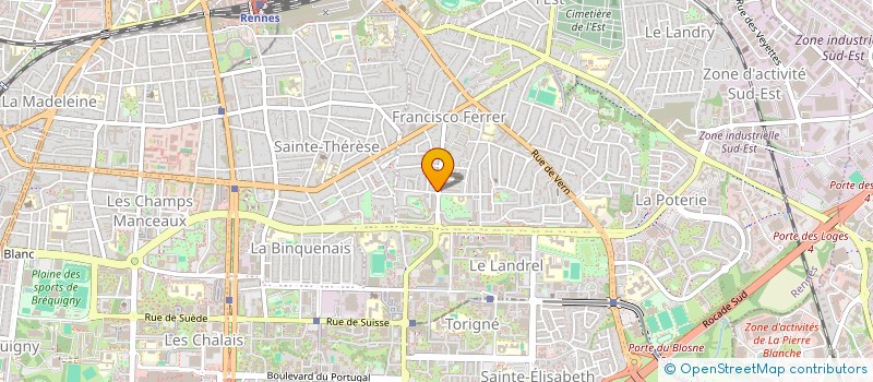 localisation de l'entreprise MONSIEUR YOUVA-SALIM RABIA  RENNES