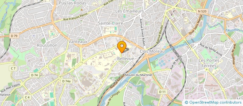 localisation de l'entreprise MONSIEUR YOUVASSINE NAIT IKENE à LIMOGES