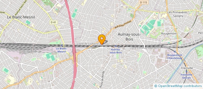 localisation de l'entreprise MONSIEUR YOUVENE AMENOUCHE à AULNAY-SOUS-BOIS
