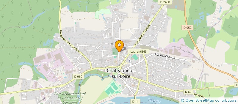 localisation de l'entreprise MONSIEUR YOVAN HIERSO à CHATEAUNEUF-SUR-LOIRE