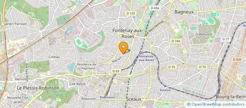 localisation de l'entreprise MONSIEUR YOVAN MARKOVITCH  FONTENAY-AUX-ROSES