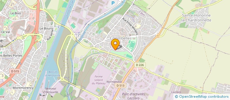 localisation de l'entreprise MONSIEUR YOVEN KHEMIS  COLOMBELLES