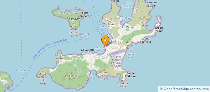 localisation de l'entreprise MONSIEUR YRENE CASSIN à TERRE-DE-HAUT