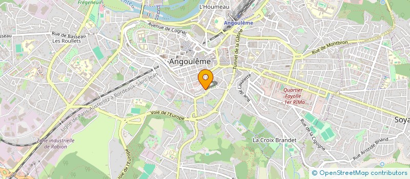localisation de l'entreprise MONSIEUR YRIEIX PINTAUD à ANGOULEME