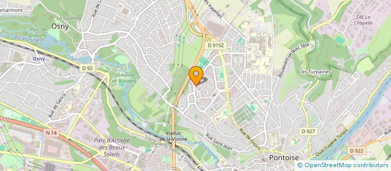 localisation de l'entreprise MONSIEUR YRINGO GASSAMA à PONTOISE