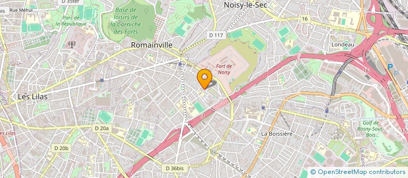 localisation de l'entreprise MONSIEUR YRVIN-ARSENE GNUAN à ROMAINVILLE