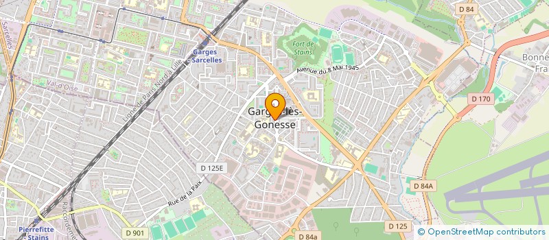 localisation de l'entreprise MONSIEUR YSMAEL DENIS  GARGES-LES-GONESSE