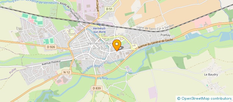 localisation de l'entreprise MONSIEUR YSSA DIARRA  VERNEUIL D'AVRE ET D'ITON