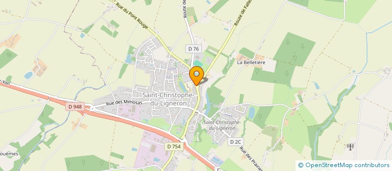 localisation de l'entreprise MONSIEUR YSSA HAMILCARO  SAINT-CHRISTOPHE-DU-LIGNERON