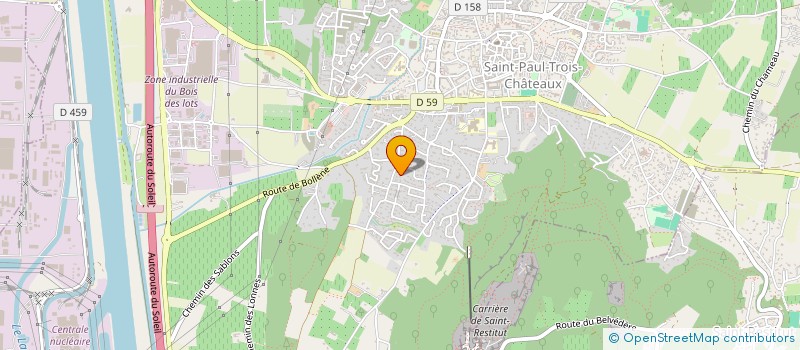 localisation de l'entreprise MONSIEUR YSSAM BAKHTAR à SAINT-PAUL-TROIS-CHATEAUX
