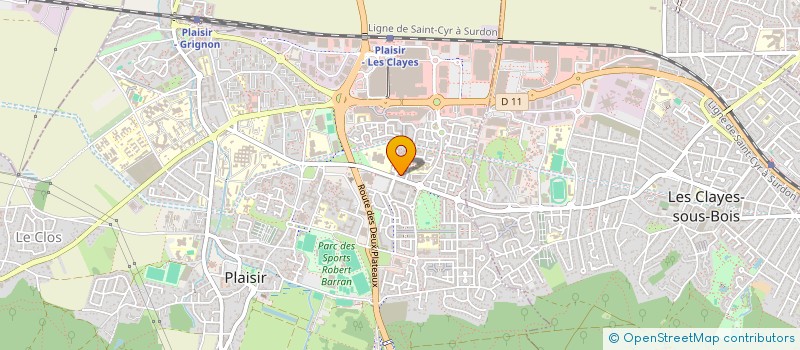 localisation de l'entreprise MONSIEUR YSSAM MAARIFI à PLAISIR