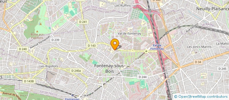 localisation de l'entreprise MONSIEUR YSSEM BELHADJ à FONTENAY-SOUS-BOIS