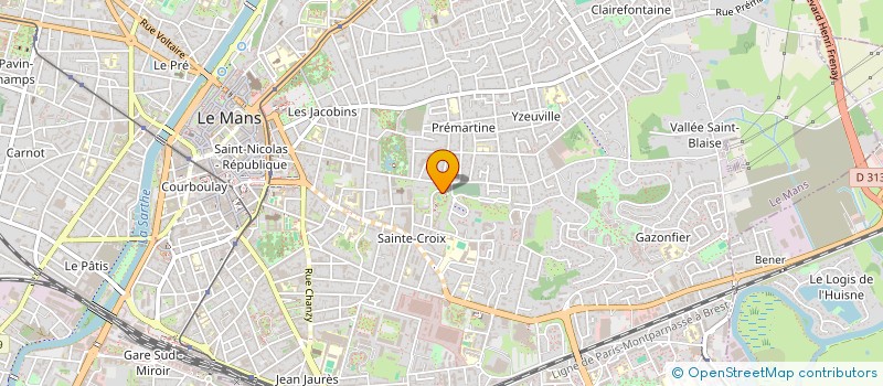 localisation de l'entreprise MONSIEUR YSSOUF AHMED à LE MANS