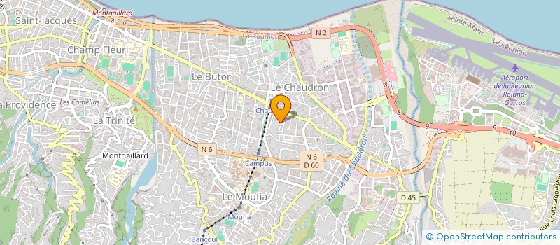 localisation de l'entreprise MONSIEUR YSSOUF AMBOUDI  SAINT-DENIS