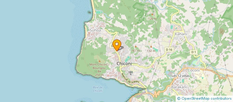 localisation de l'entreprise MONSIEUR YSSOUF ANDJILANI à CHICONI