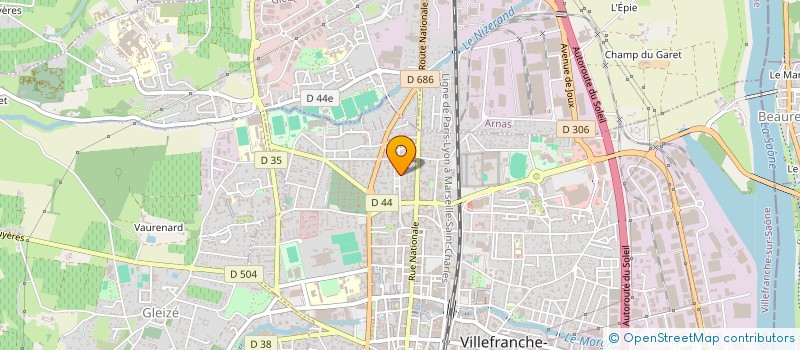 localisation de l'entreprise MONSIEUR YSSOUFI SAIDINA  VILLEFRANCHE-SUR-SAONE