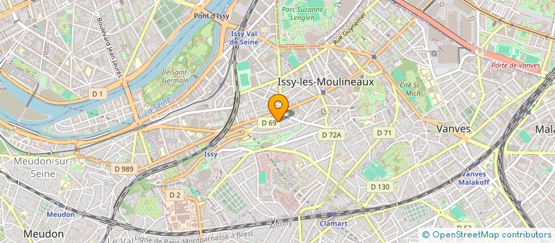 localisation de l'entreprise MONSIEUR YU HAN LU à ISSY-LES-MOULINEAUX