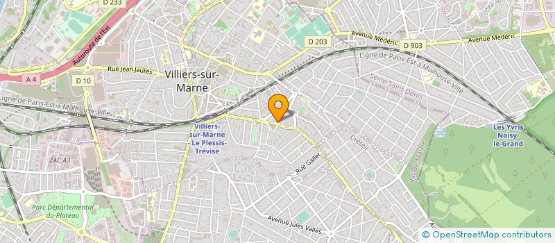localisation de l'entreprise MONSIEUR YU XIANG à VILLIERS-SUR-MARNE