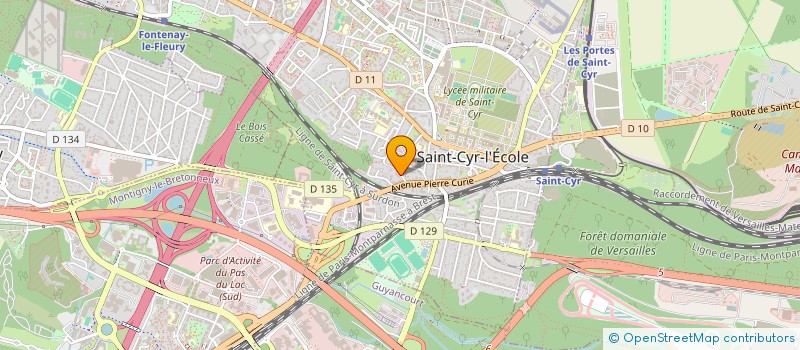 localisation de l'entreprise MONSIEUR YUAH LI  SAINT-CYR-L'ECOLE